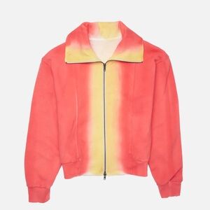 THE ELDER STATESMAN daily spray women’s zip up sweater